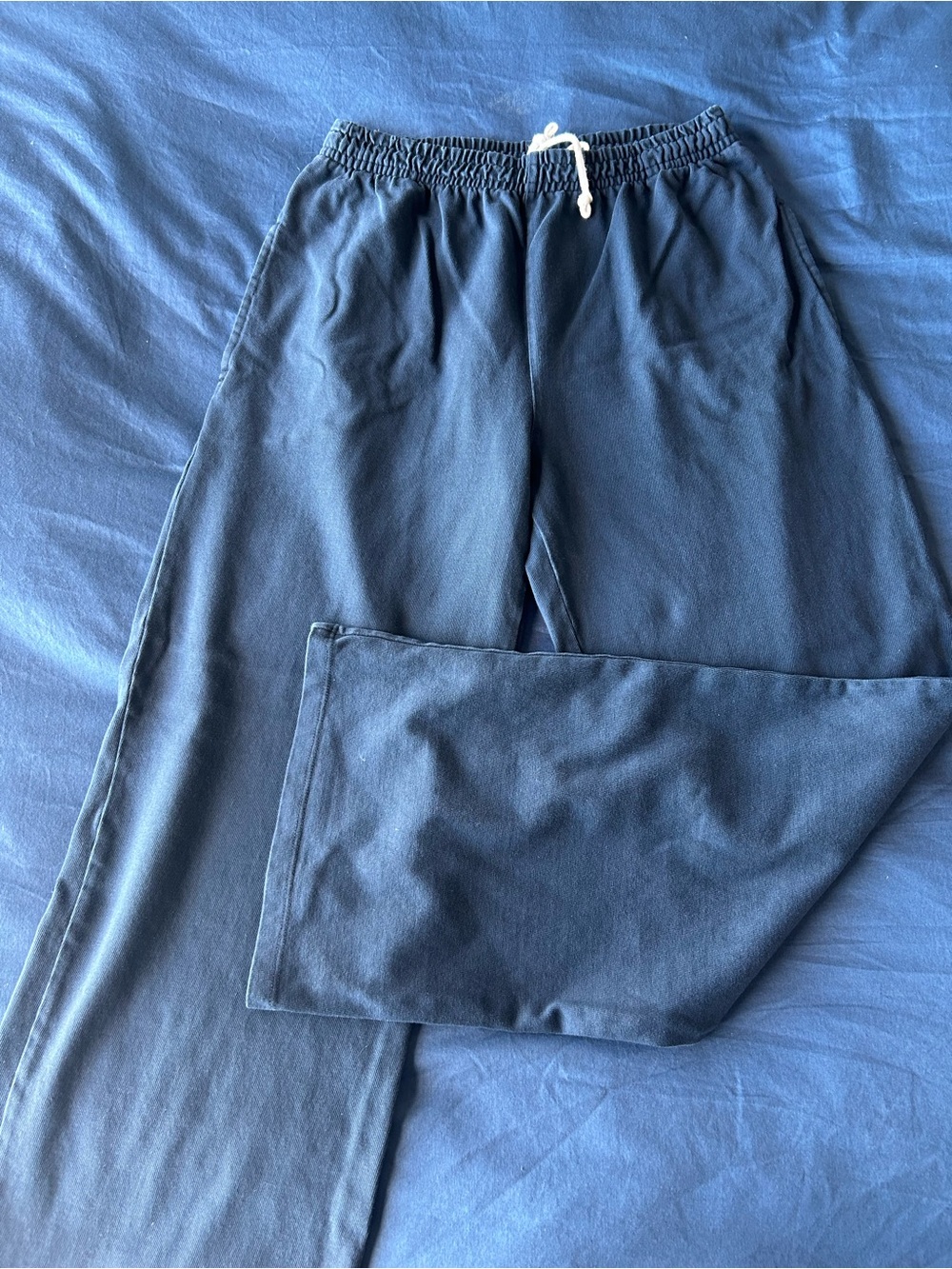 Brandy Melville women’s cotton Navy Drawstring Casual Pants